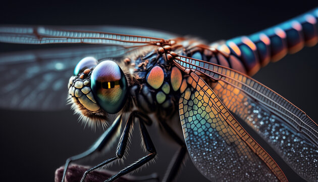 Libellula. Ai generated.