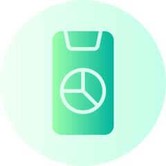 Mobile  gradient icon