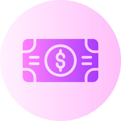 money gradient icon