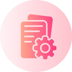 documents gradient icon
