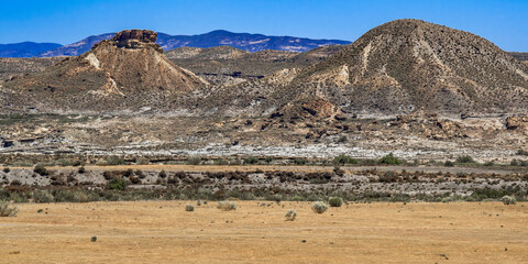 Tabernas Desert Nature Reserve, Special Protection Area, Hot Desert Climate Region, Tabernas, Almería, Andalucía, Spain, Europe