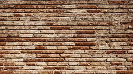 Old Brick Wall Textured Background