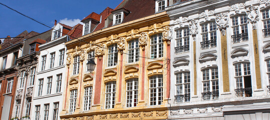 Lille (France) - Façades du centre-ville