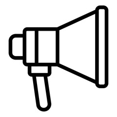 megaphone line icon