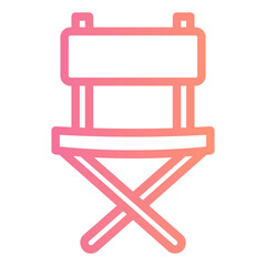 director chair gradient icon