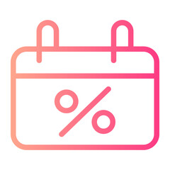calendar gradient icon