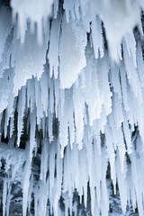 icicles on the roof