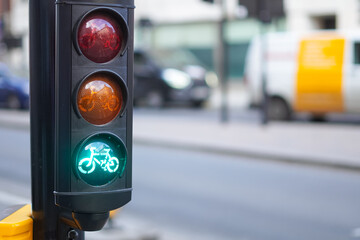 close up of signal system traffic light,road signs