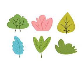 shrub and plant icon vector illustration 