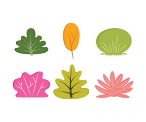 shrub and plant icon vector illustration 