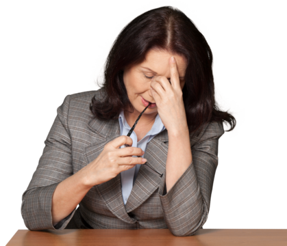 working woman portrait