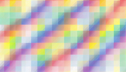 abstract rainbow checkered pattern- background