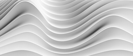 White dynamic abstract wavy wallpaper background, organic beautiful texture background, generated ai