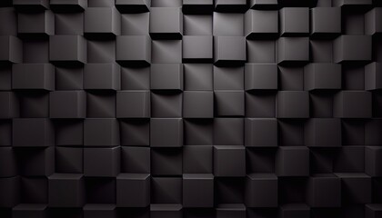 An abstract background of dark squares.
