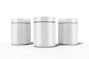 Triple of Supplement Bottle