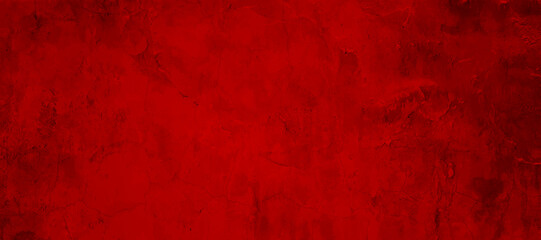 The texture of the old red foil. Background of old shiny surface. wall texture cement black red background abstract dark color design. 
