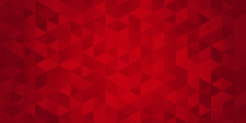 Red triangle geometric background texture. Abstract colorful background. Red triangles shape. Red mosaic. Red background. Geometric red background. Vector illustration