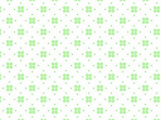 グリーンパステルカラーの小さな花柄パターン背景壁紙