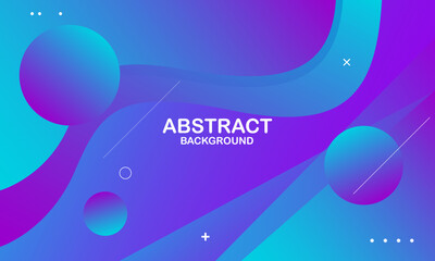 Colorful geometric background. Liquid color background design. Fluid shapes composition. Eps10 vector