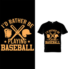 Vector baseball player silhouettes t-shirt design
