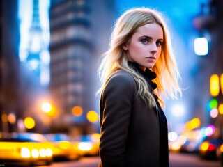 Fototapeta premium stylish young woman