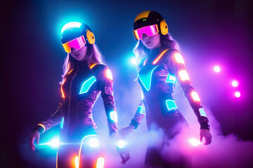 Portrait of a women astronauts