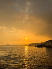 Fototapeta premium sunset over the sea