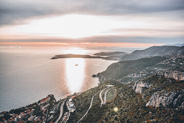 Monaco views, The vista from Tête de Chien, 