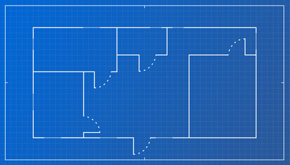 Simple blueprints of a building