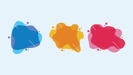 Blob Shape Premium Vector
