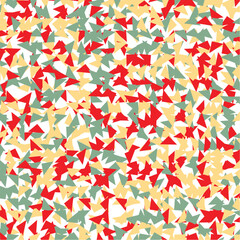 Geographic triangle twist ramdon color illustration