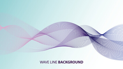 Wave Line Background