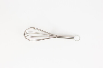 a new metal whisk for beating eggs and dough