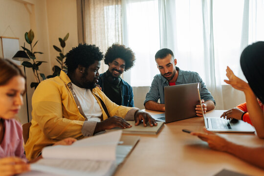 Office workers working remotely.