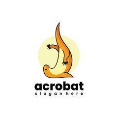 Vector illustration otter mascot 