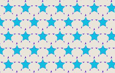 seamless pattern with stars, pattern artwork with white background