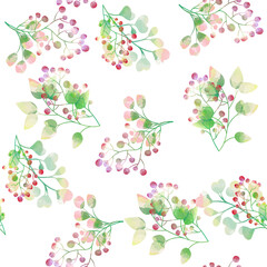 Modern floral seamless pattern. Can be used as textile fabric or wallpaper, cards, invitations, decorative paper or mockup