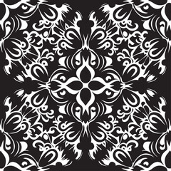 Transform your space with a touch of royalty and luxury. Adorn your walls with our elegant and ornamental velvet curtains. This monochrome design features a delicate leaf motif