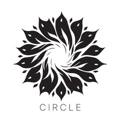 Fototapeta na wymiar Abstract geometric circle pattern. Round pattern. Mandala. Vector art.