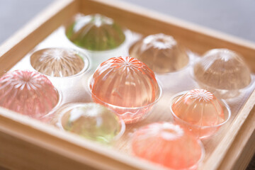 クリスタルな和菓子