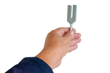 Tuning fork in sound therapy or  tunning musical instruments .