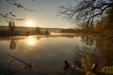 Morgenstimmung am Flachsee