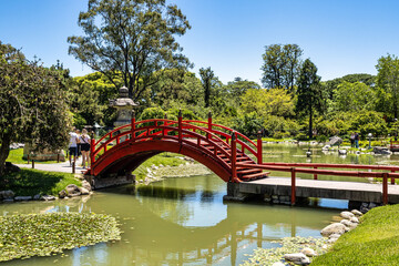 The Buenos Aires Japanese Garden, Jardin Japones is a public garden in Buenos Aires, Argentina - obrazy, fototapety, plakaty
