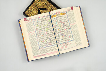 Open Quran isolated for ramadan creative design