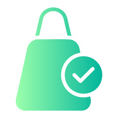 Shopping Bag gradient icon