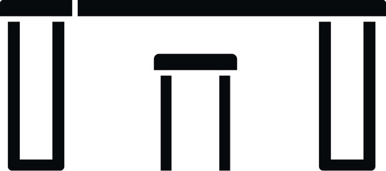 Design furniture icon simple vector. Lounge room. Home luxury