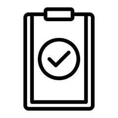clipboard line icon