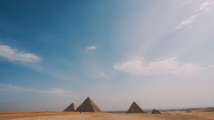 Naklejka na ściany i meble Giza Pyramids
