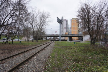 abandoned soviet railway