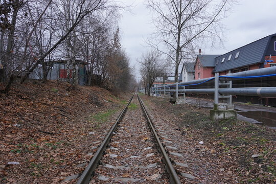 abandoned soviet railway